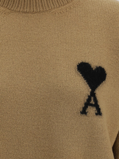AMI PARIS L ami de coeur turtleneck sweater