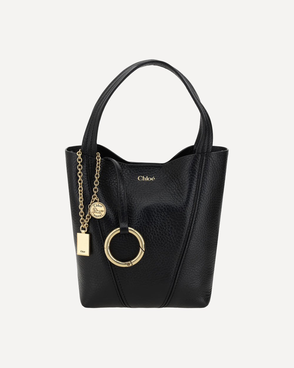 Chloé Spin Shoulder Bag Black