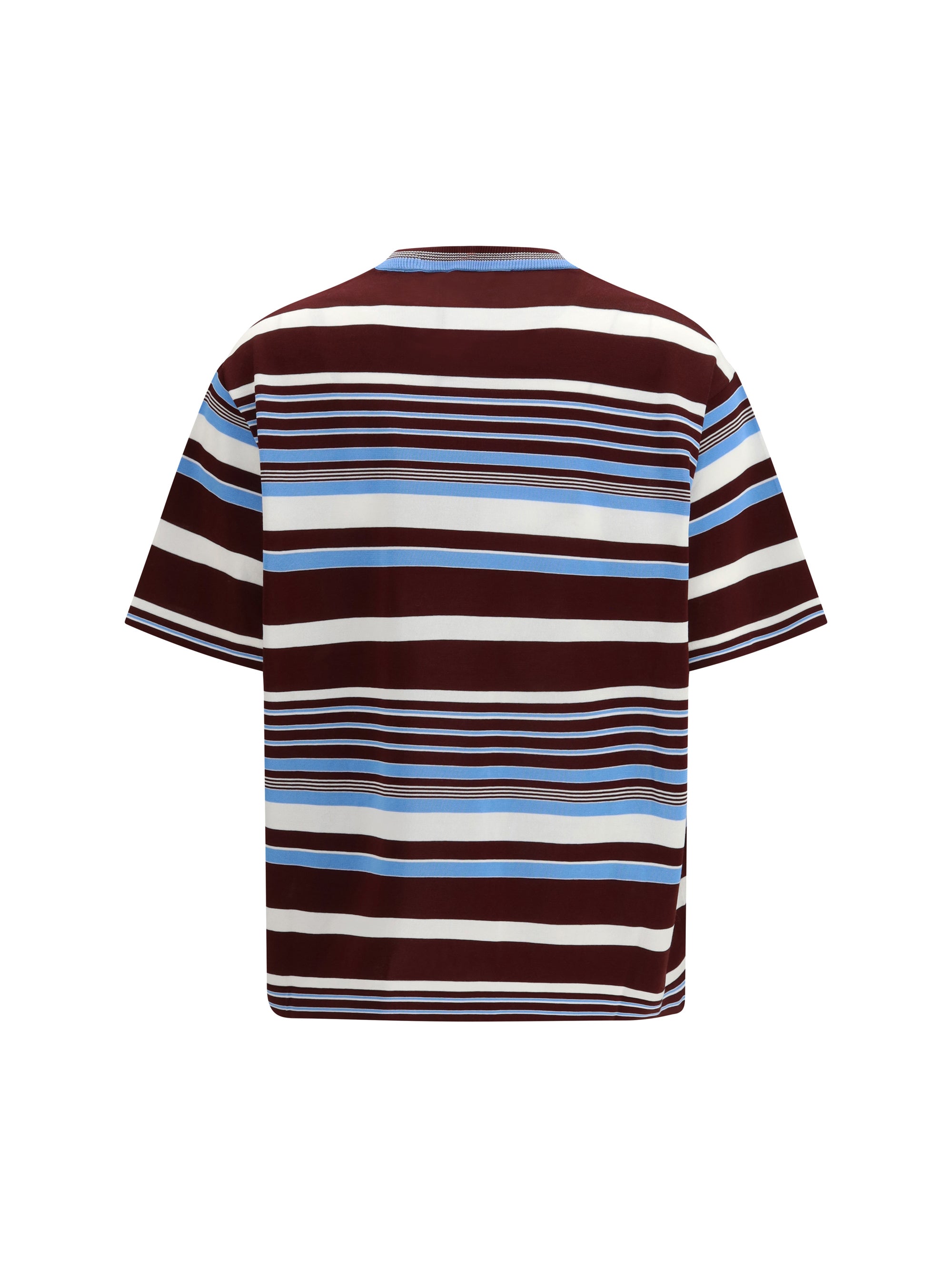 PRADA 42 embroidered cotton t-shirt