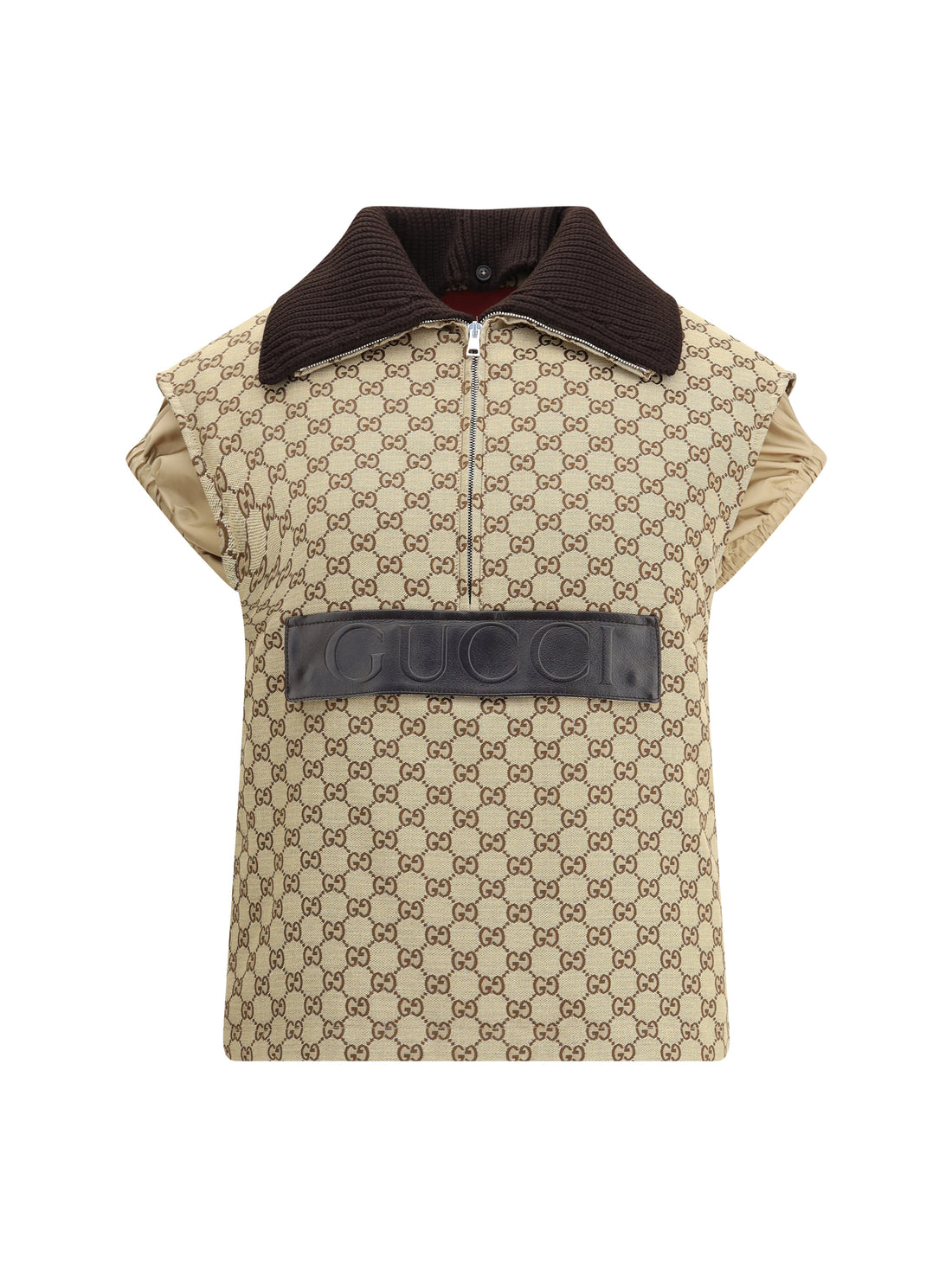GUCCI 42 bomber gilet with single front pocket