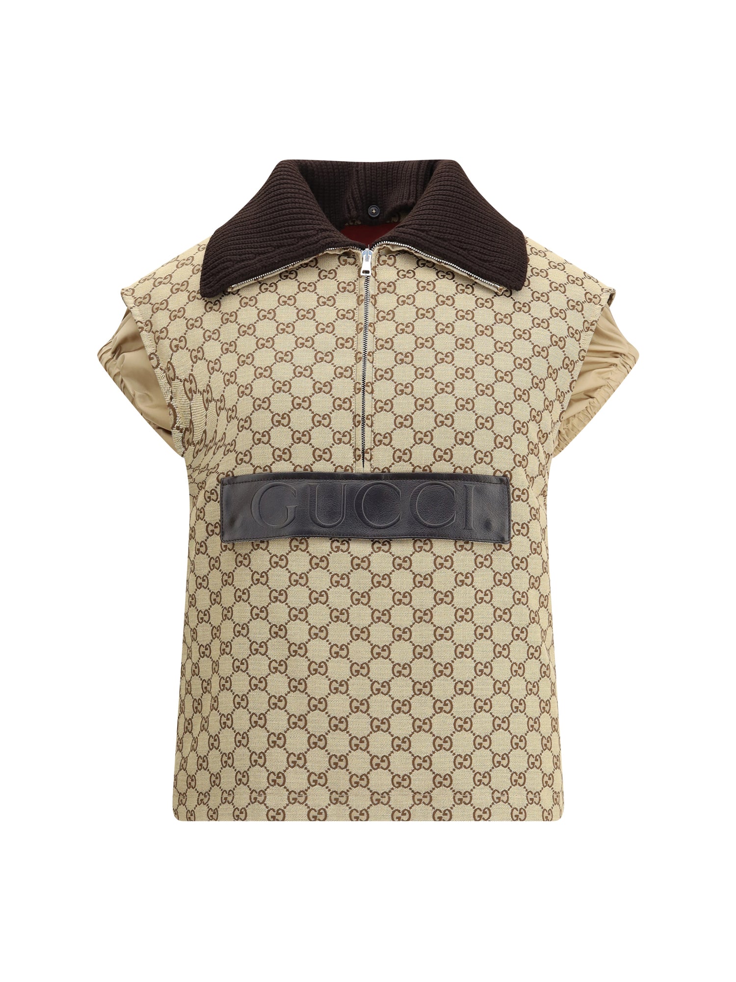 GUCCI 42 bomber gilet with single front pocket
