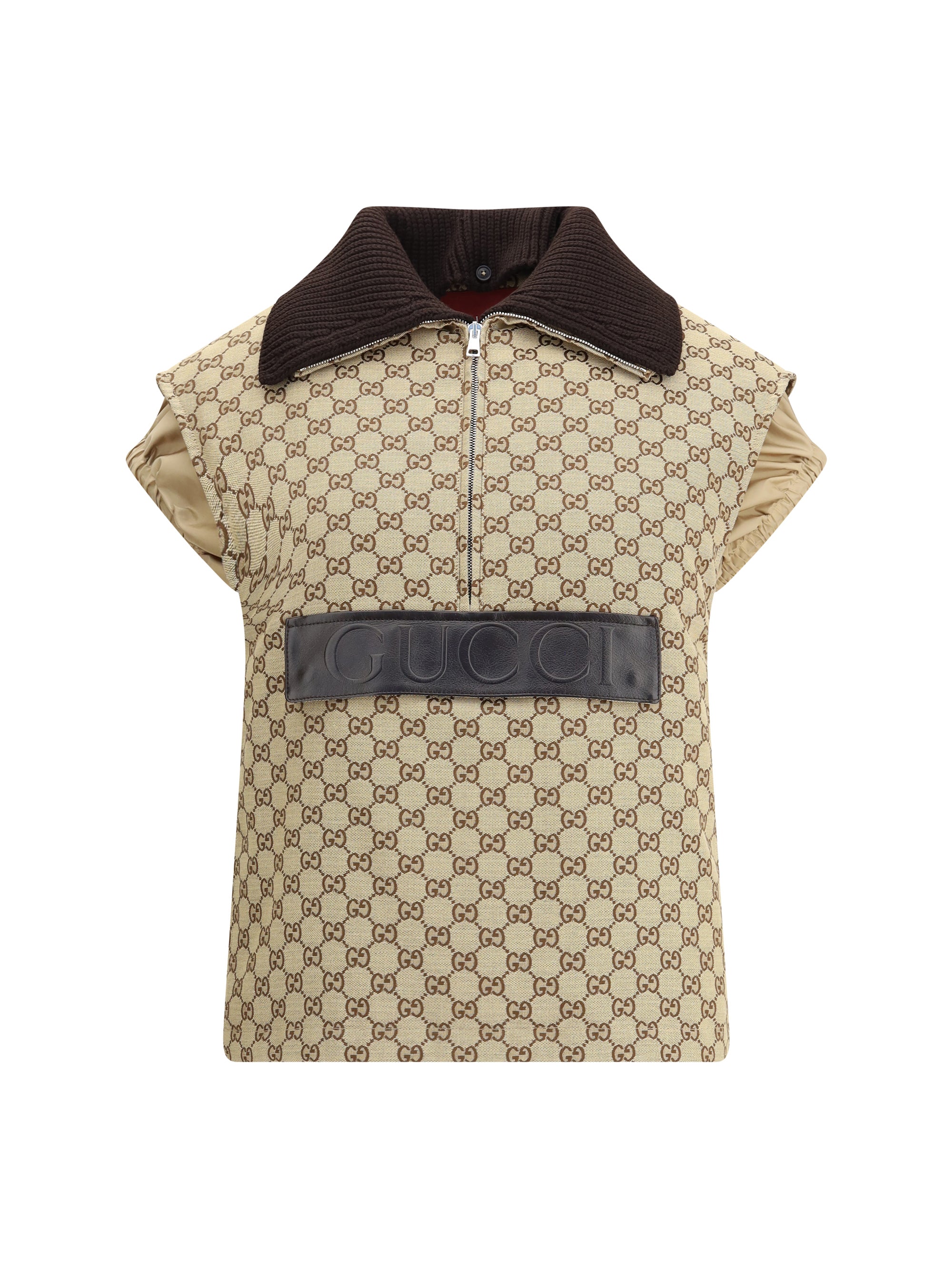 GUCCI 42 bomber gilet with single front pocket