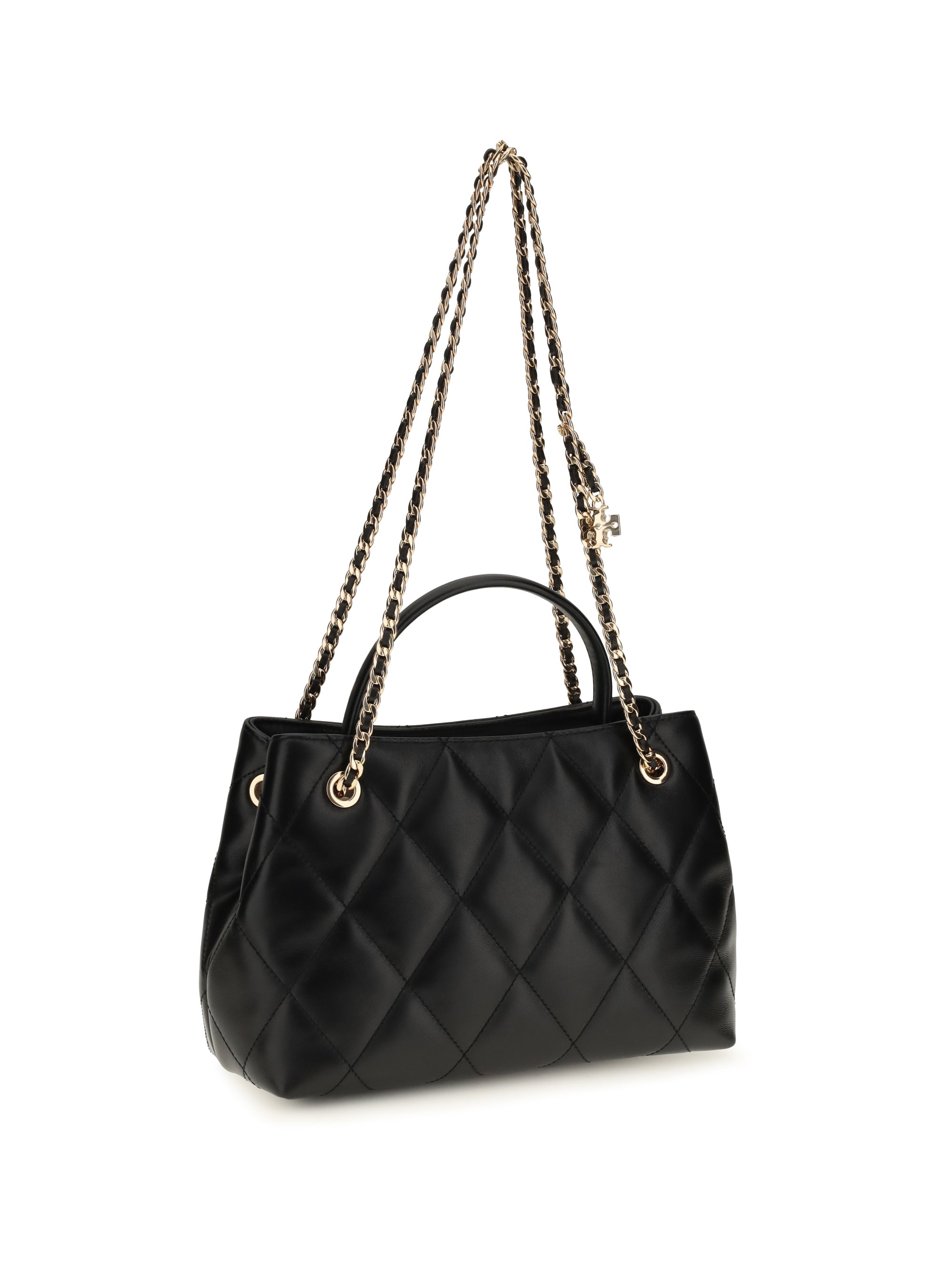 small fleming leather tote bag