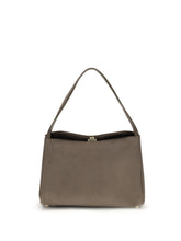 THEMOIRÈ OS eudora suede vegan shoulder bag