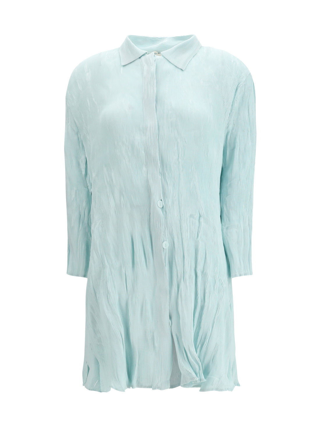 GONGDID DESIGN OS wavy shirt dress 