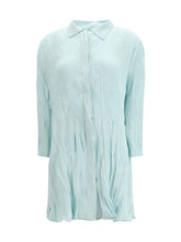 GONGDID DESIGN OS wavy shirt dress 