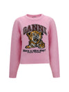 wool graphic sweater