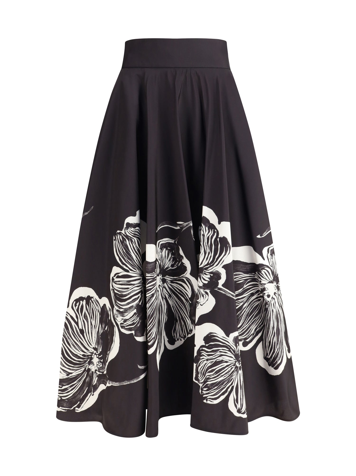 SARA ROKA 44 midi skirt with floral print