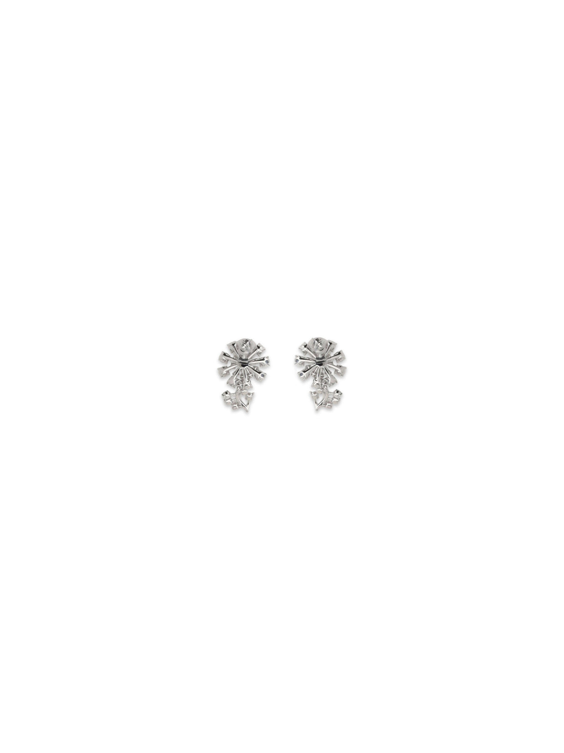 SELF-PORTRAIT OS crystal flower earrings