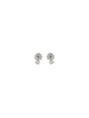 crystal flower earrings