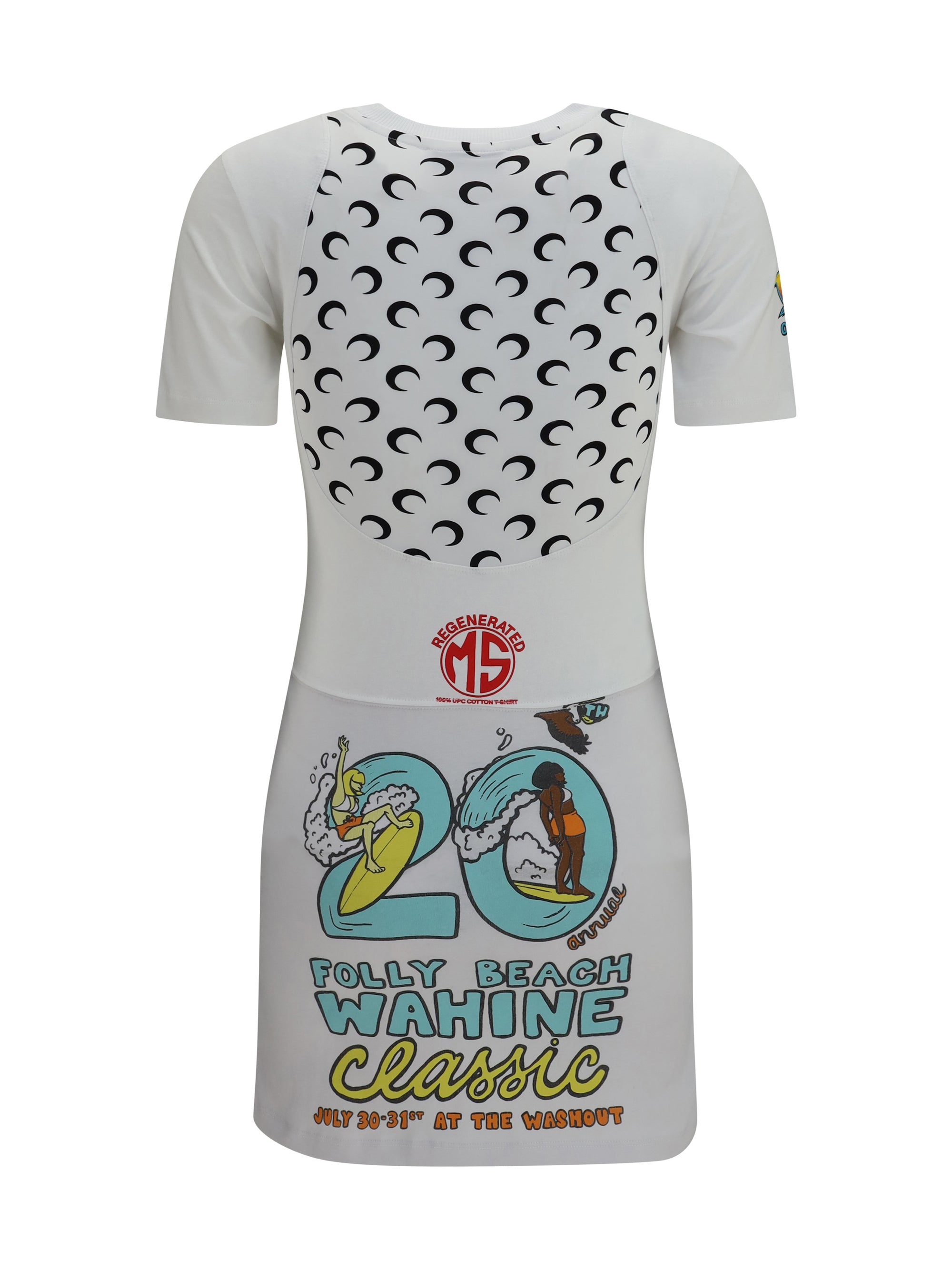 Marine Serre Fitted Recycled Jersey Dress | Modecraze  MODECRAZE