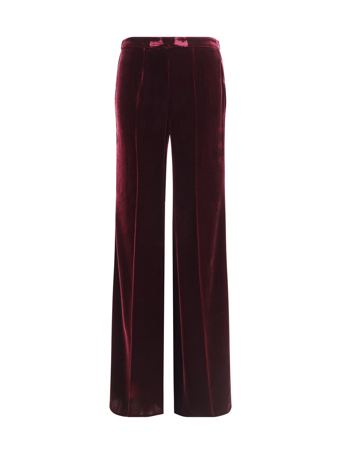 FORTE_FORTE 0 flared trousers in smooth velvet