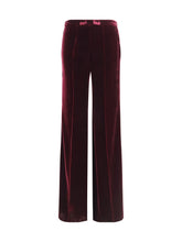 FORTE_FORTE 0 flared trousers in smooth velvet