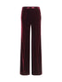 FORTE_FORTE 0 flared trousers in smooth velvet