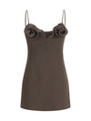 short wool-blend dress