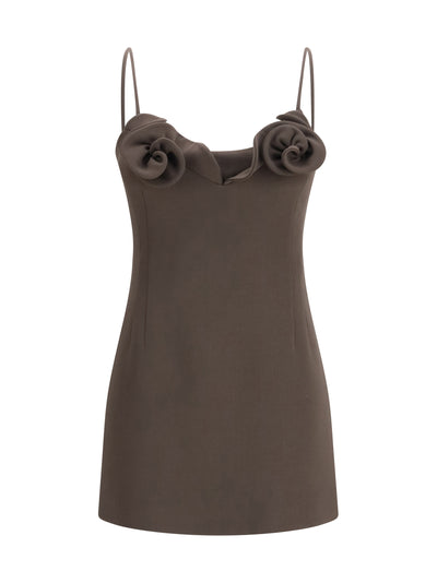short wool-blend dress
