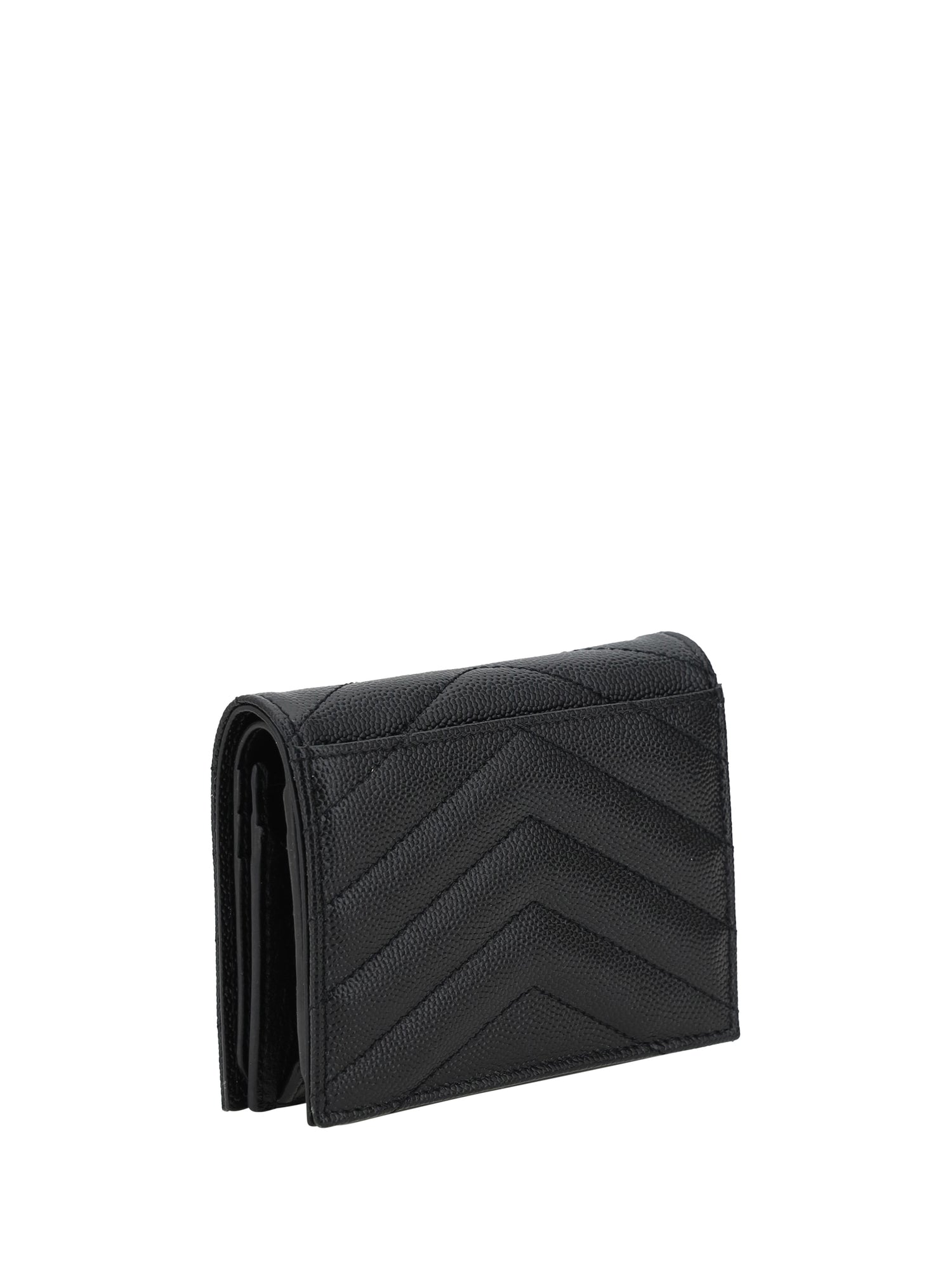 SAINT LAURENT OS cassandre matelassé card holder