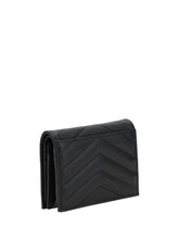 SAINT LAURENT OS cassandre matelassé card holder