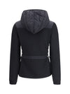 hooded cardigan