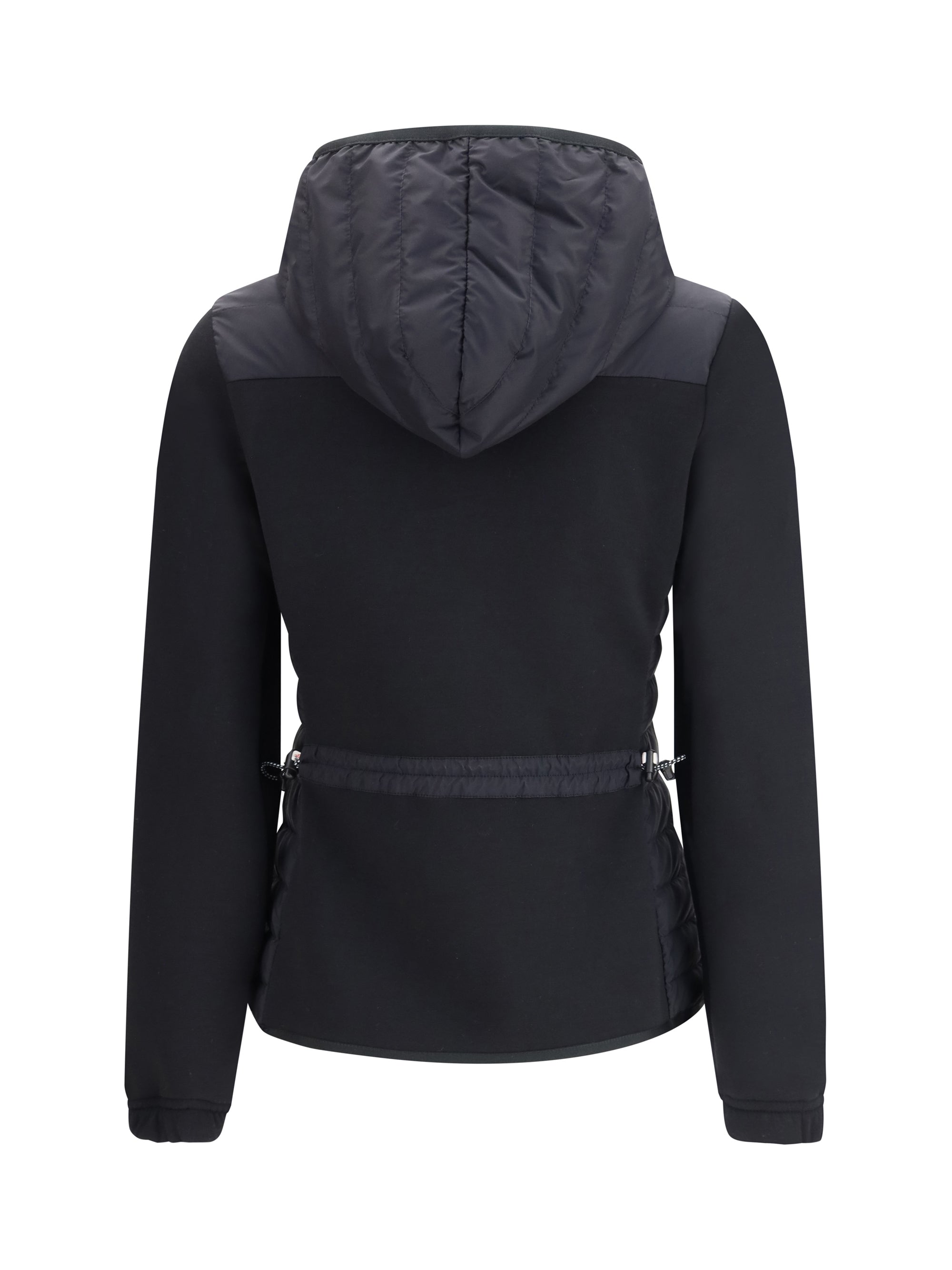 hooded cardigan