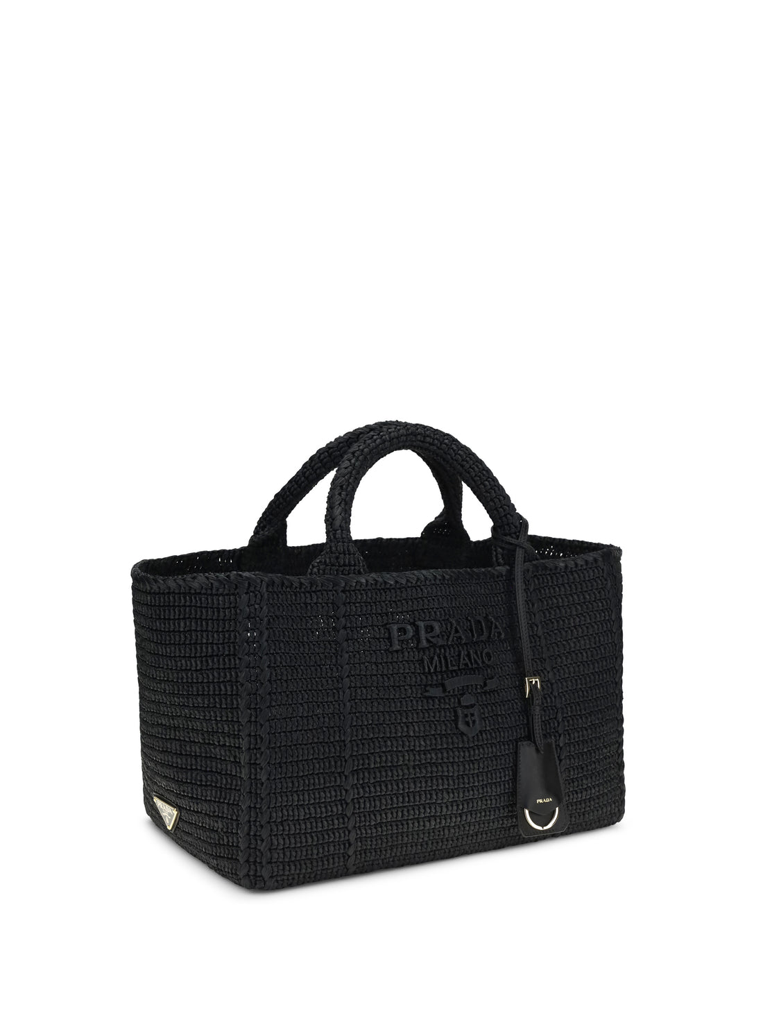 PRADA OS large crochet tote bag