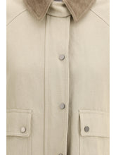BRUNELLO CUCINELLI 44 cotton-linen canvas jacket 