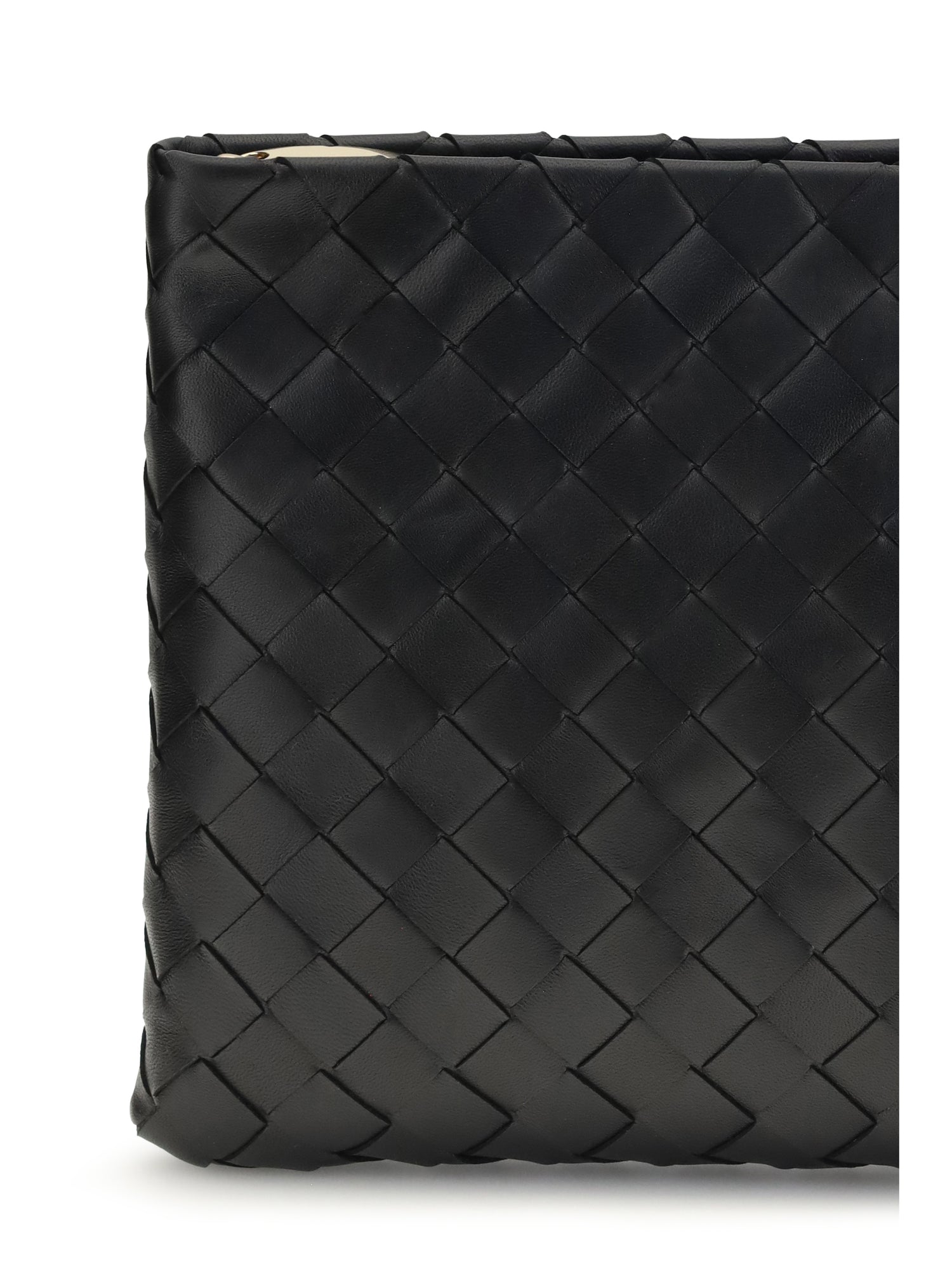 BOTTEGA VENETA OS medium leather clutch bag