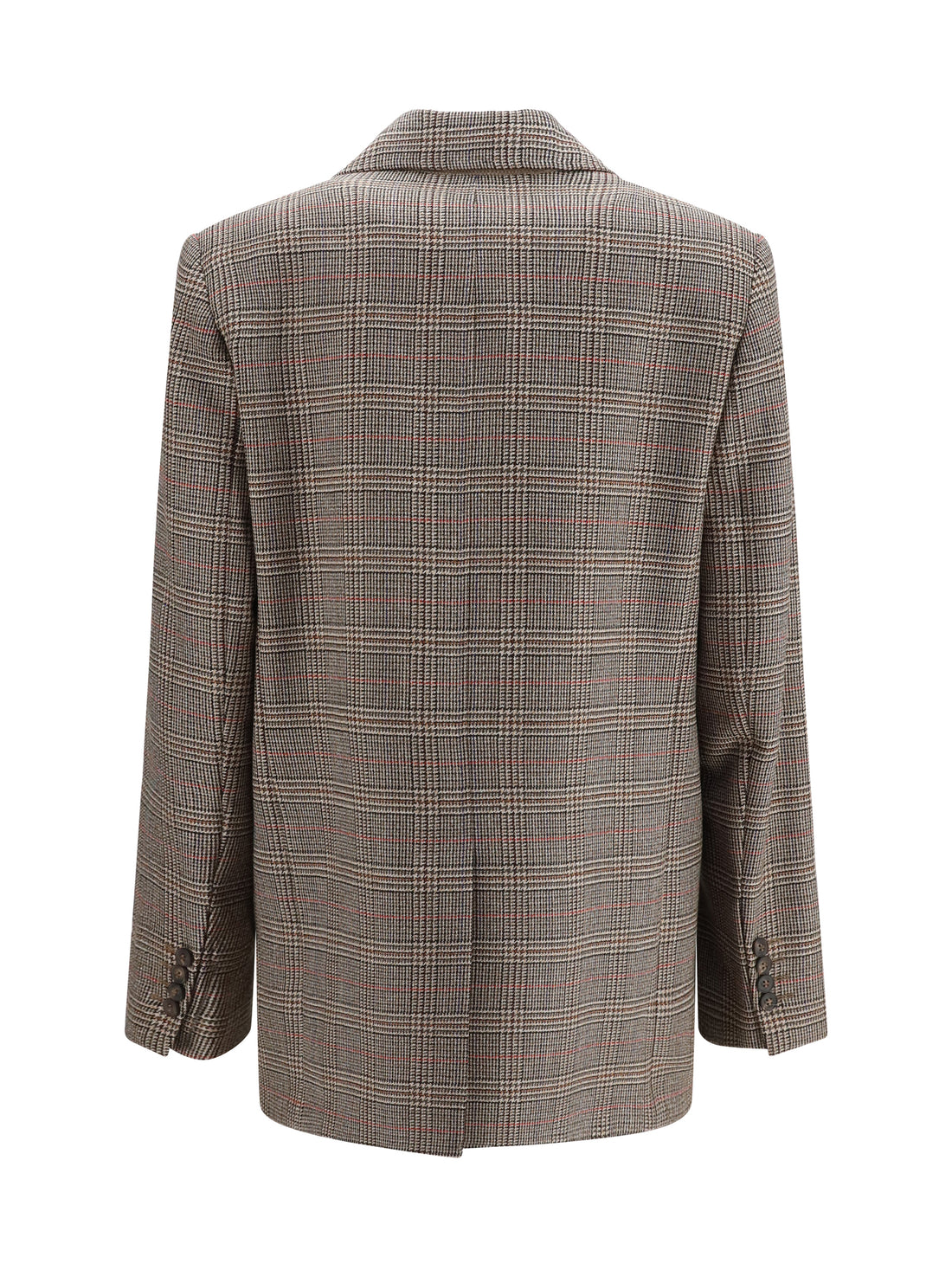 MAX MARA STUDIO 42 checked pattern wool blazer