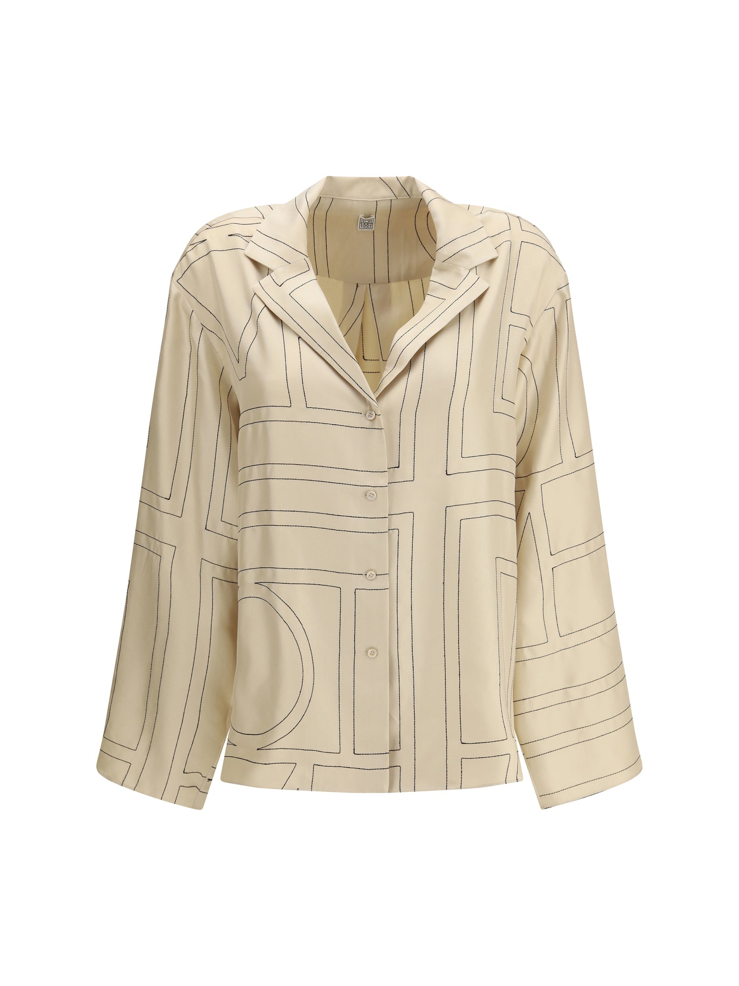 TOTEME 36 silk-twill top