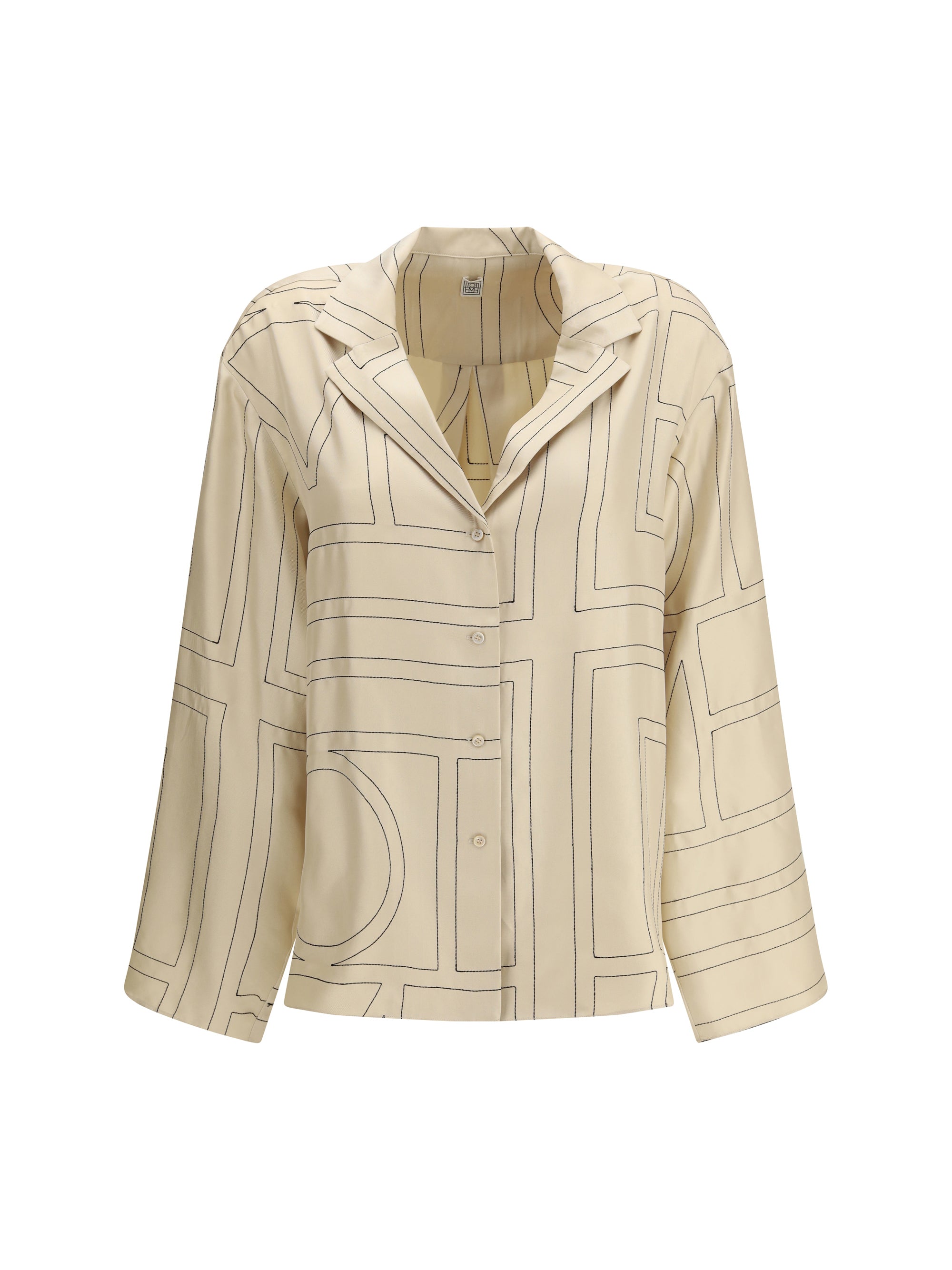 TOTEME 36 silk-twill top