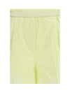 les fleurs embroidery cotton poplin shorts