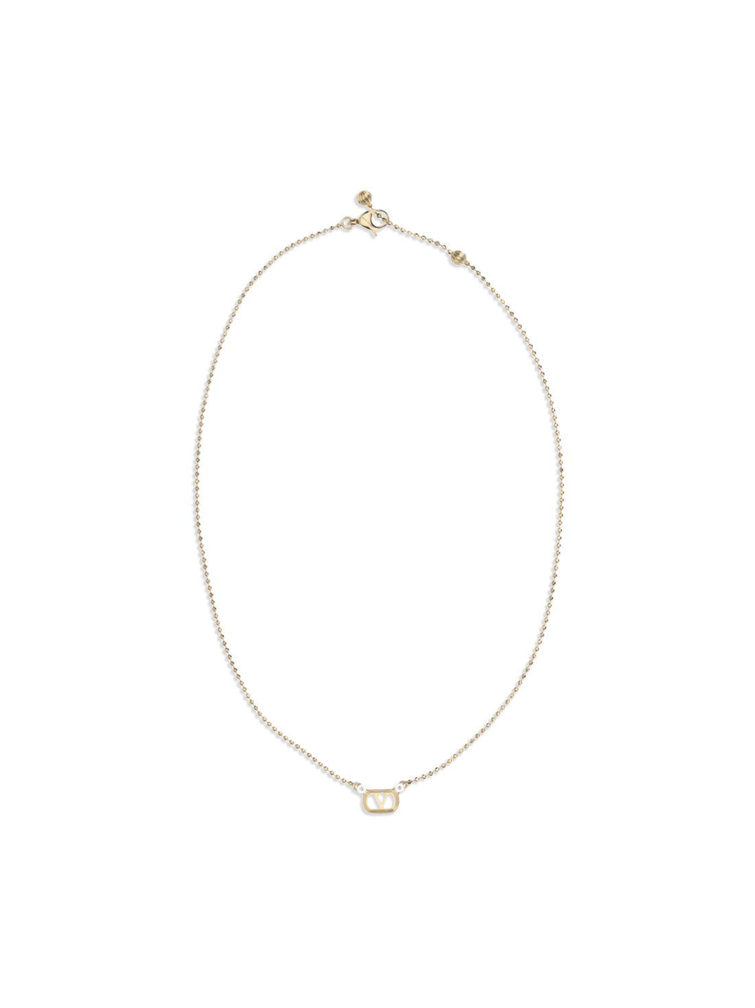 VALENTINO GARAVANI OS ovalette necklace with swarovsky® crystals
