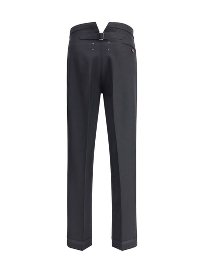 MARGIELA 40 wool pleated pants