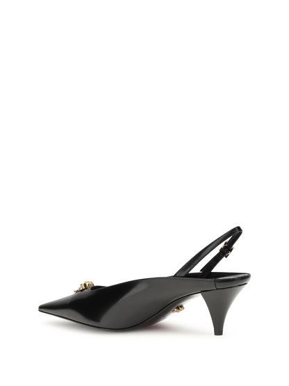 VERSACE 36 la medusa slingback pumps