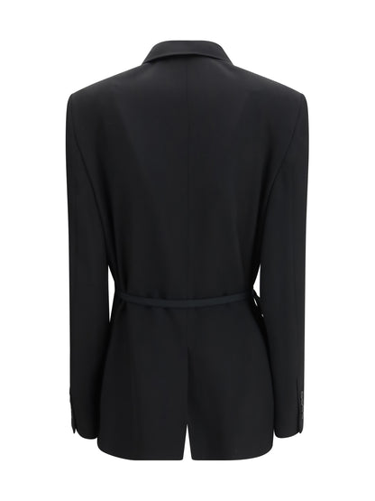 BALENCIAGA 36 wrap tailored jacket