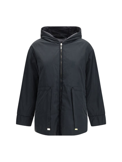 reversible padded parka in radzmir and water repellent canvas