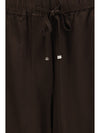 satin drawstring pants