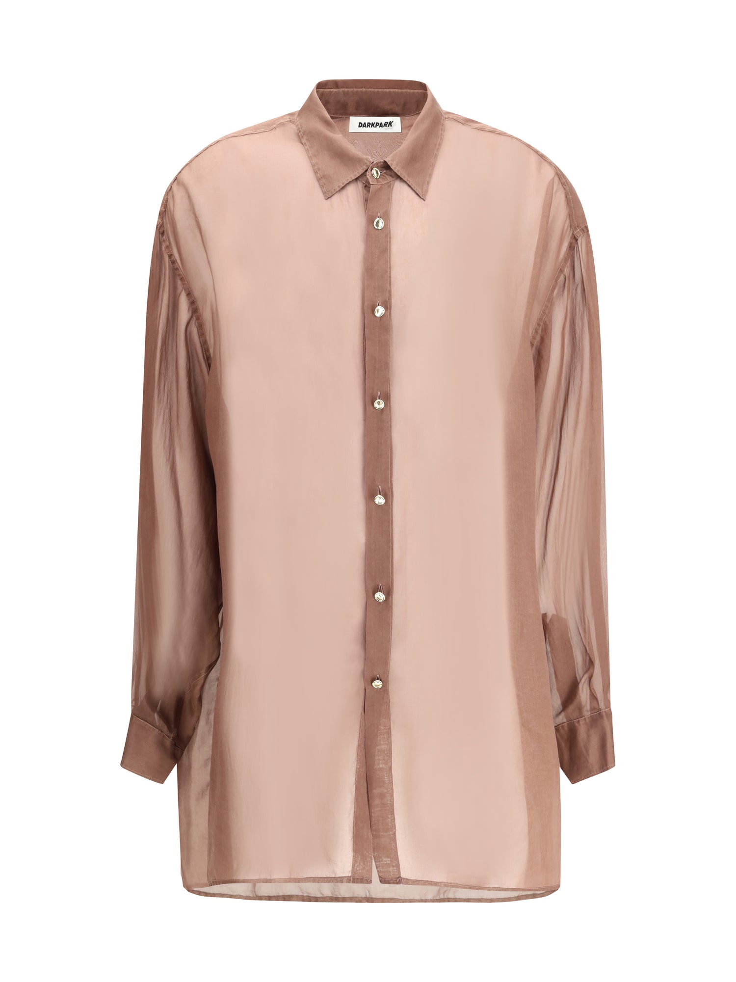 DARKPARK M keanu silk organza shirt