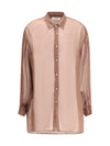 keanu silk organza shirt