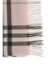 check cashmere scarf