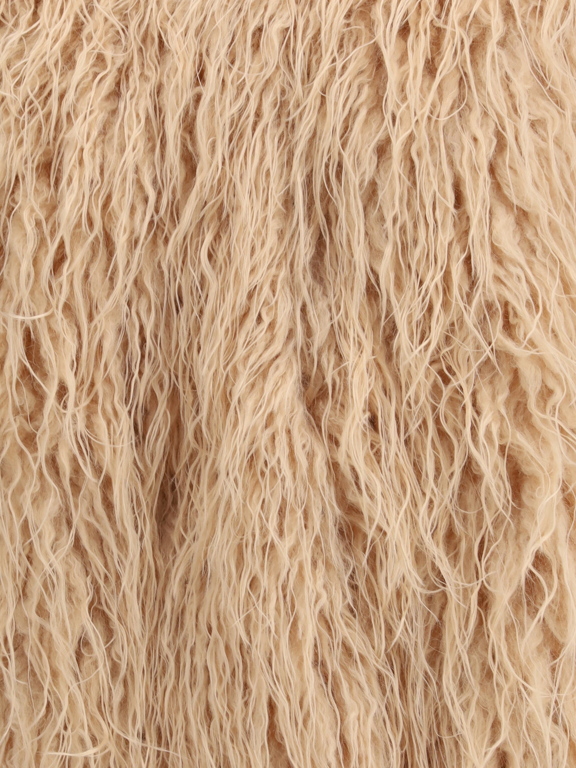 FORTE_FORTE 0 eco mongolia fur jacket 