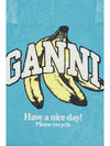 medium banana print tote bag