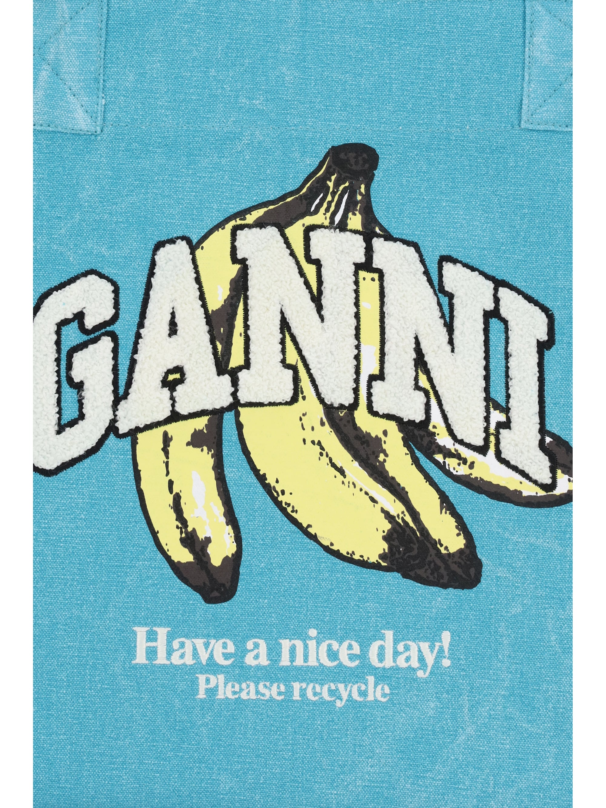 medium banana print tote bag