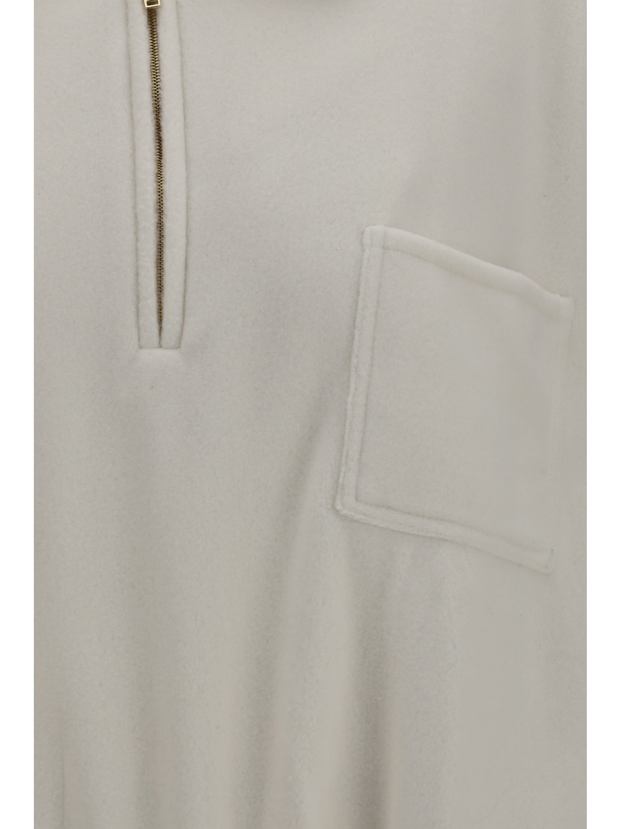 alva cropped zip sweatshirt