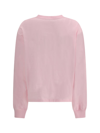 GANNI L long-sleeve t-shirt with cherries print