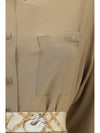 silk crêpe de chine shirt dress