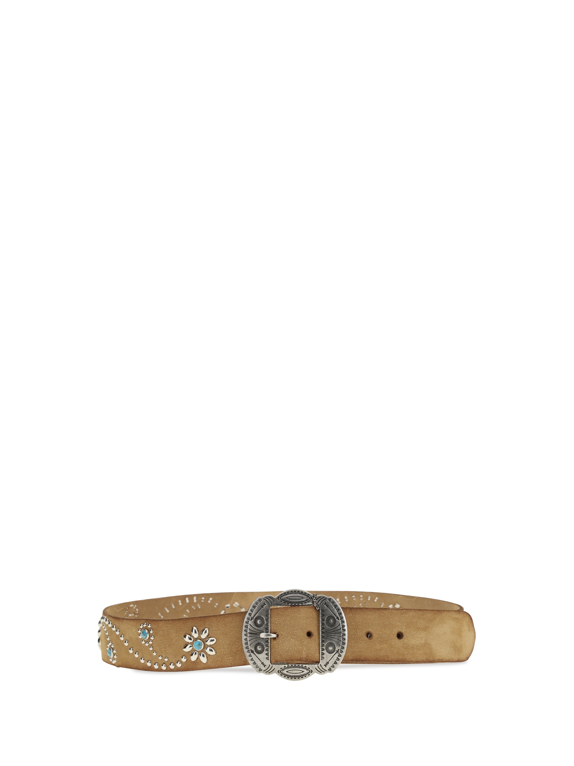 rosamond suede belt with embellishments