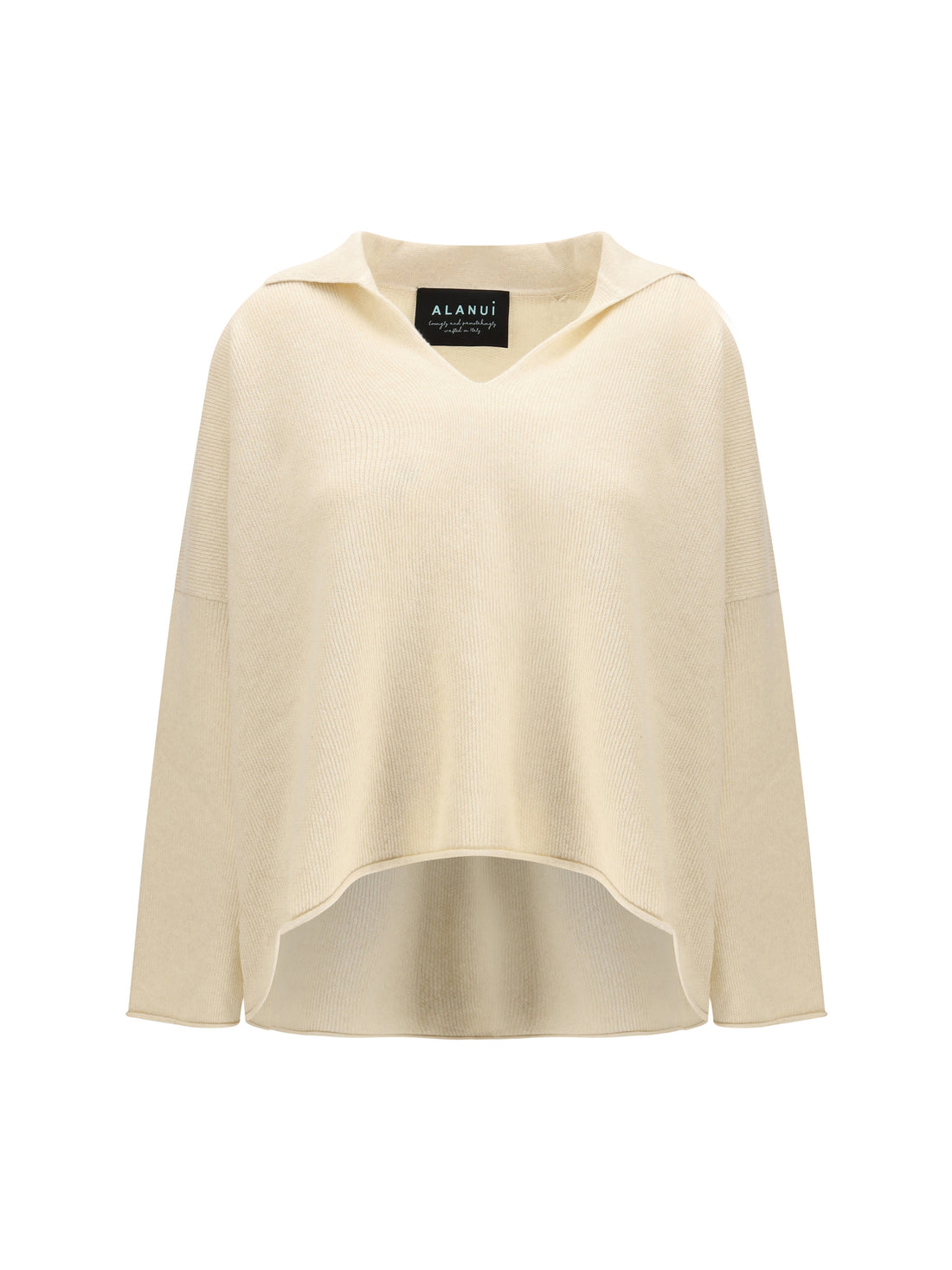 ALAIA S sweater with polo collar