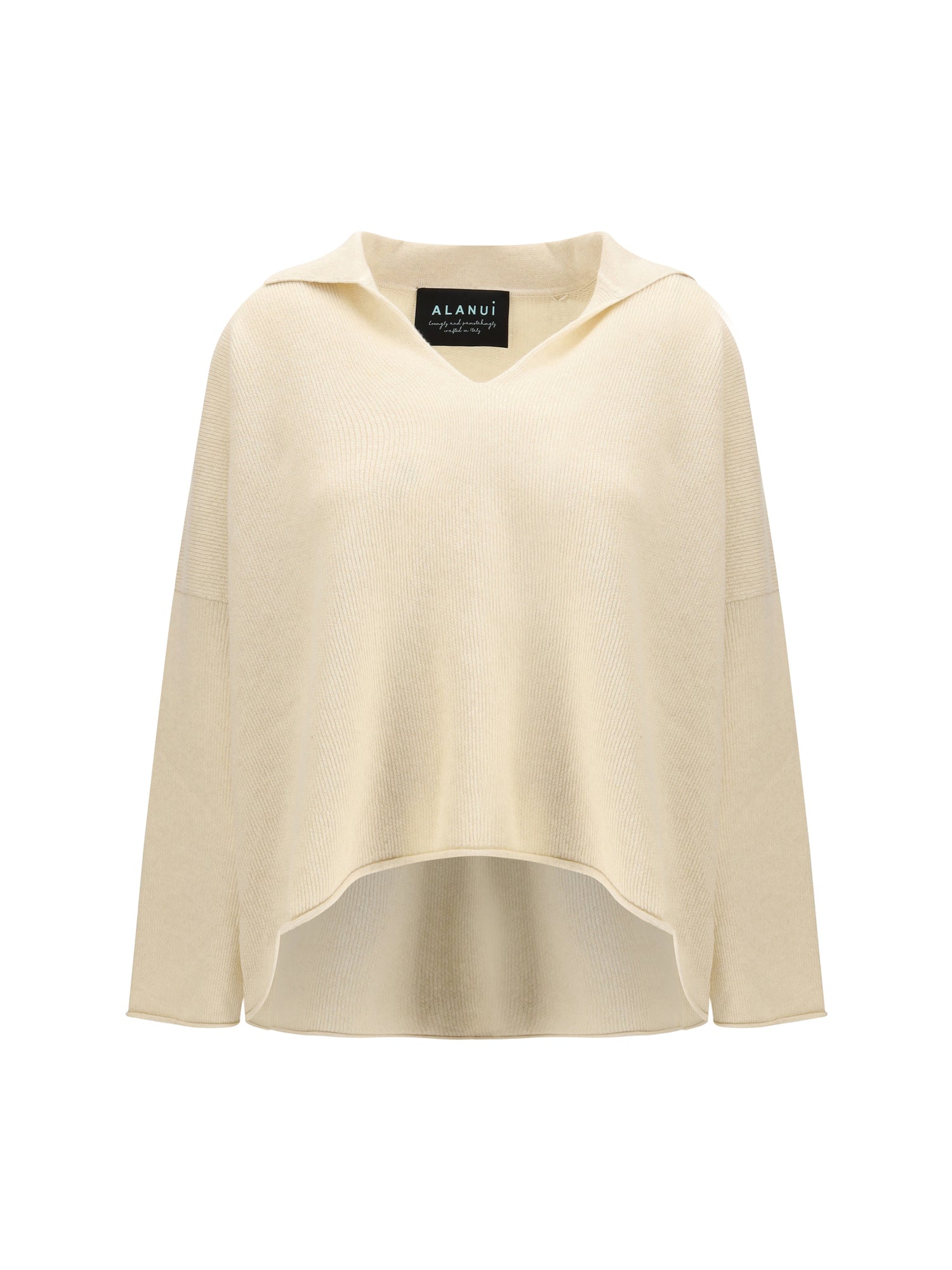 ALAIA S sweater with polo collar