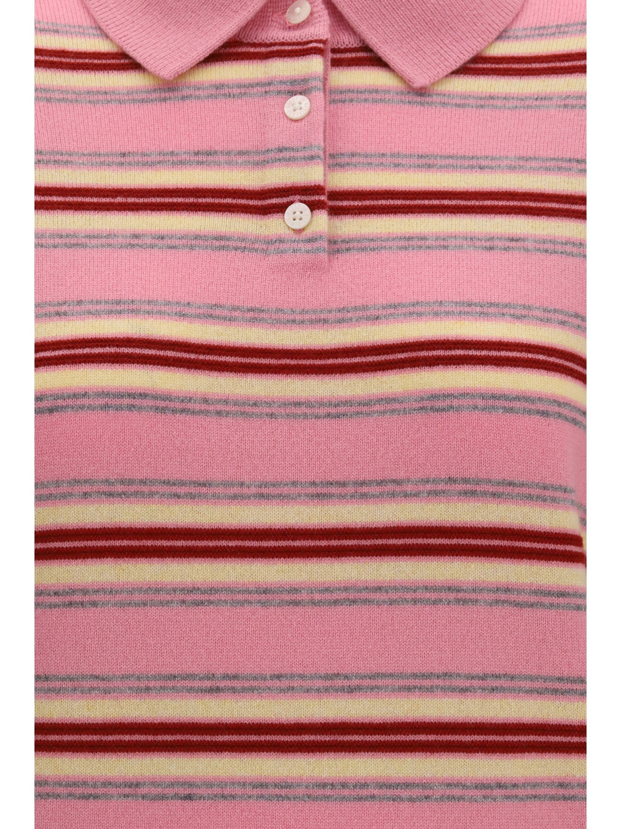 college striped polo sweater